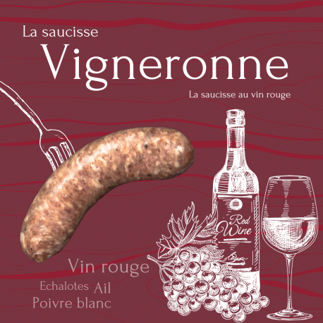 Saucisse Vigneronne