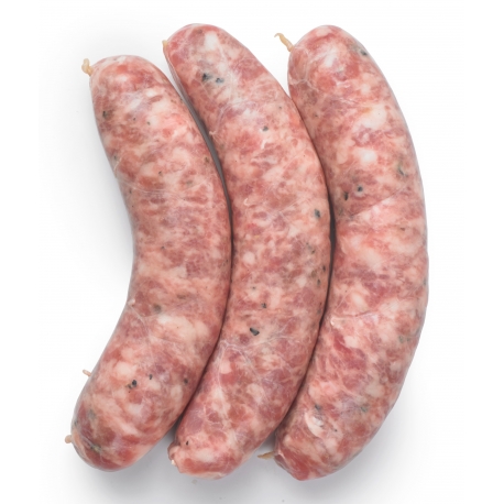 Saucisse Paysanne (poivre concassé et Sel de Guérande)