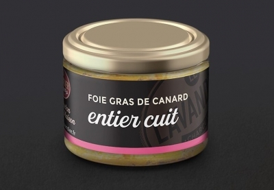 Verrine de foie gras entier cuit