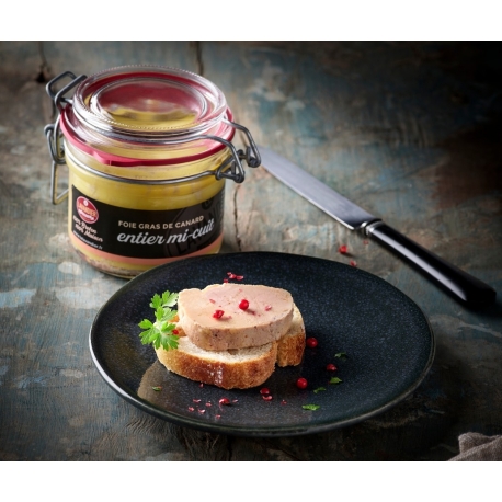 Verrine de foie gras entier mi-cuit