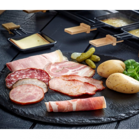 Par personne Formule Raclette / Charcuterie + Fromage
