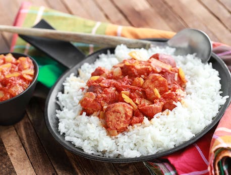 Rougail saucisse le Lavandier